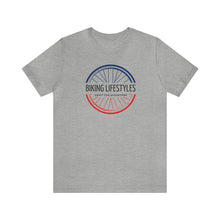 Load image into Gallery viewer, Biking Lifestyles - Red &amp; Blue [Light Colors]
